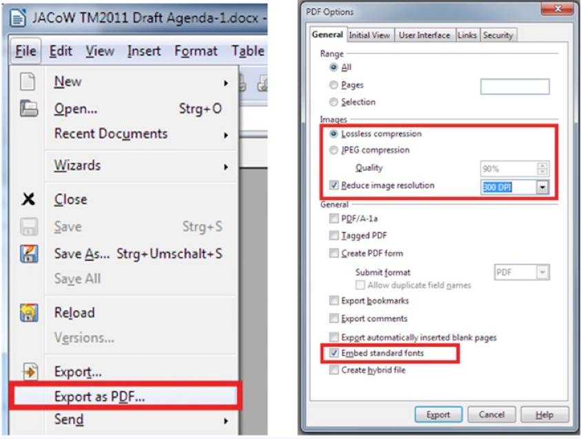 Submission of Files IPAC20